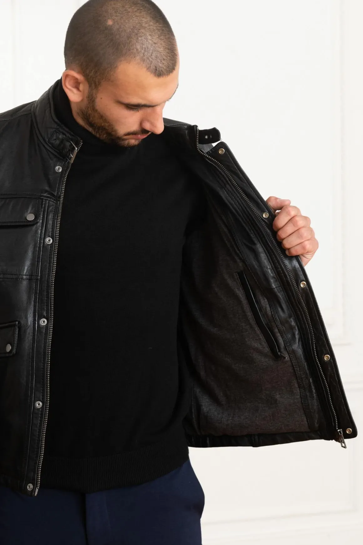 Blouson Homme Oakwood Trucker Noir 501