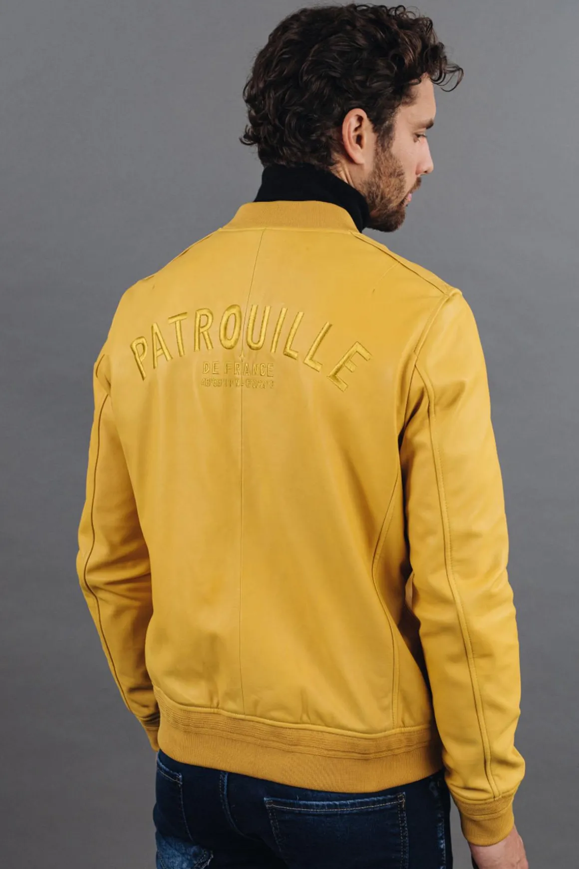Blouson Homme Patrouille De France Apollo Napoli Yellow