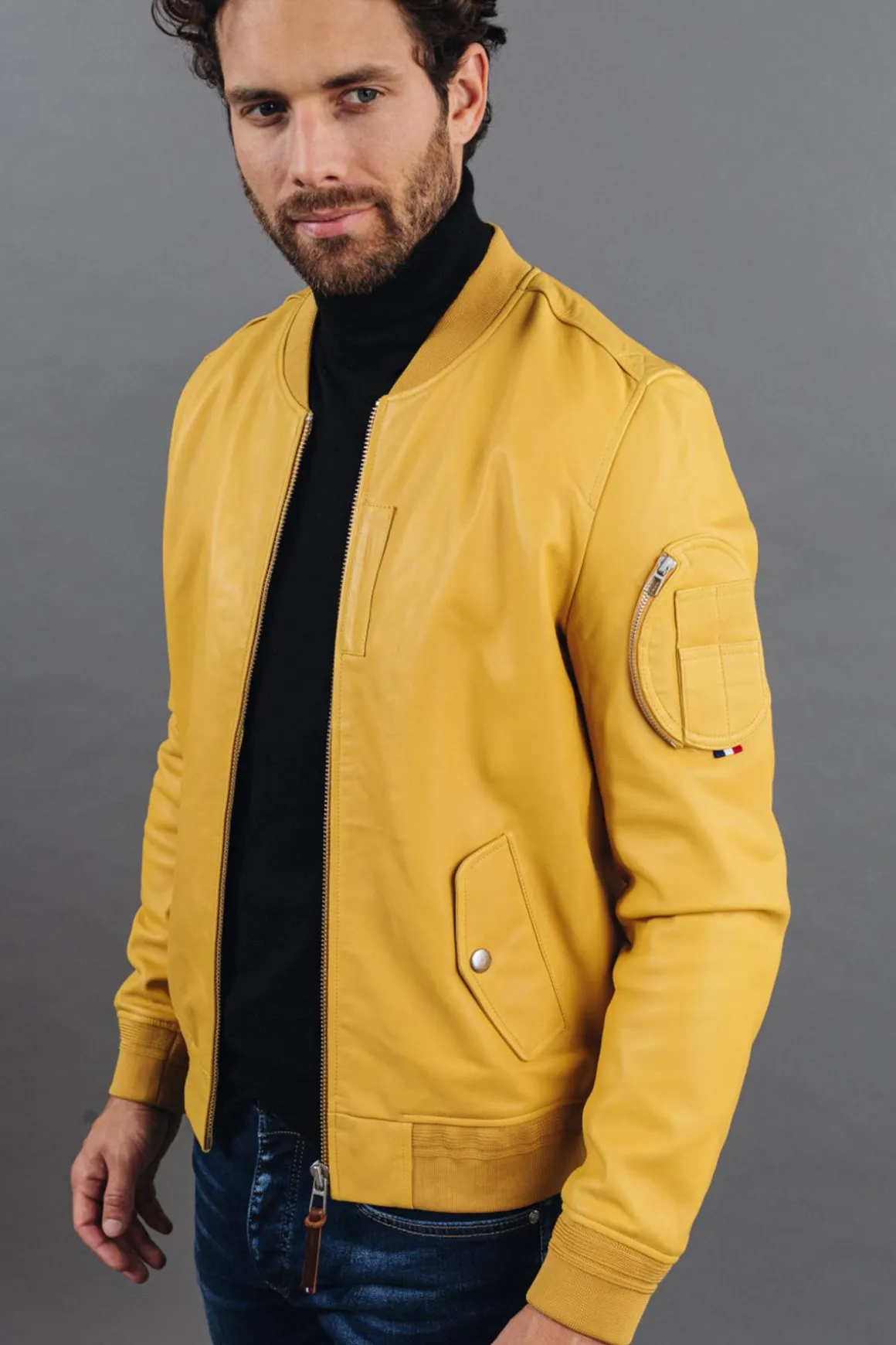 Blouson Homme Patrouille De France Apollo Napoli Yellow