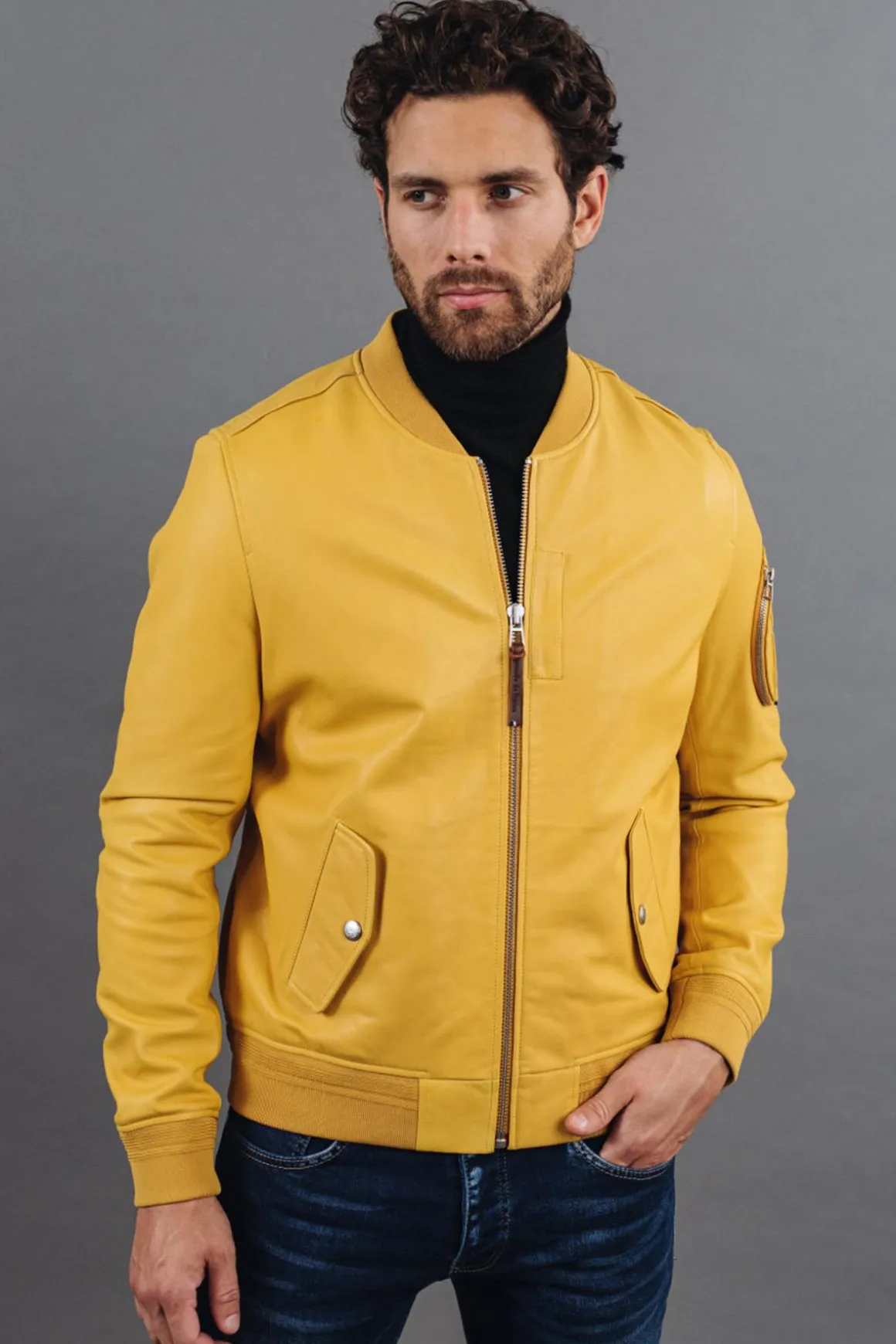 Blouson Homme Patrouille De France Apollo Napoli Yellow