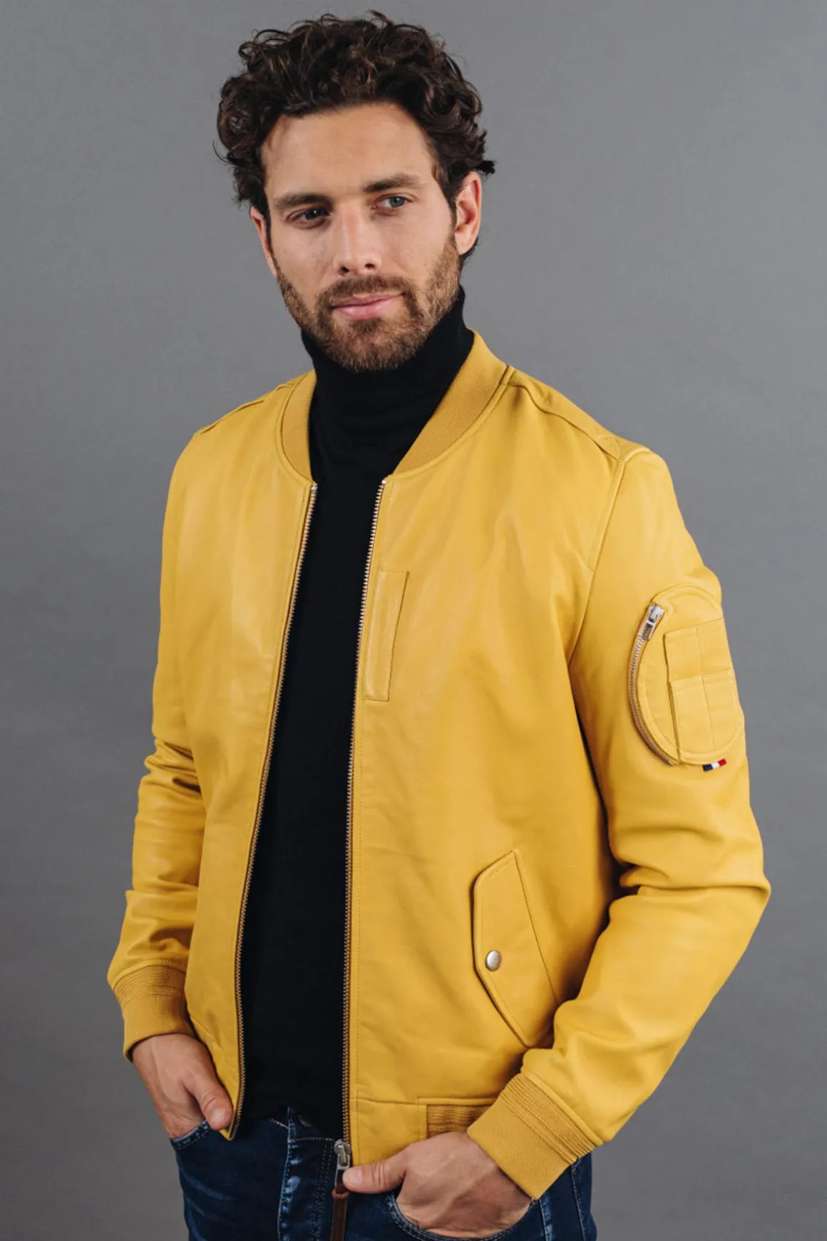 Blouson Homme Patrouille De France Apollo Napoli Yellow