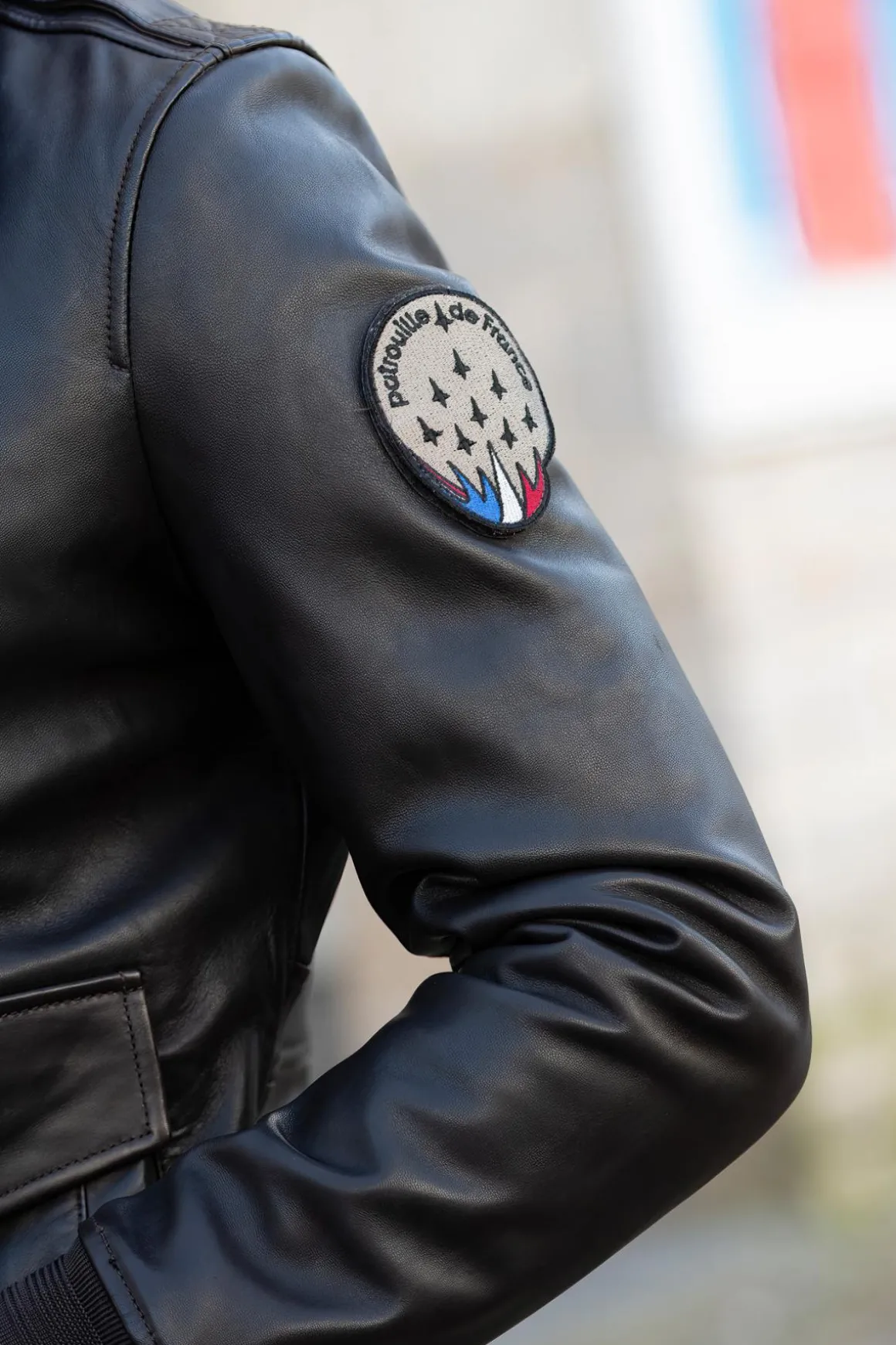 Blouson Homme Patrouille De France A-2 Elite Brown