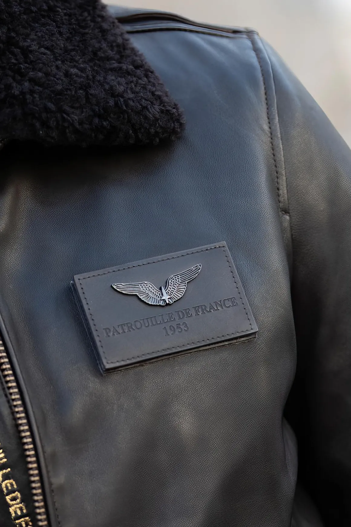Blouson Homme Patrouille De France A-2 Elite Brown