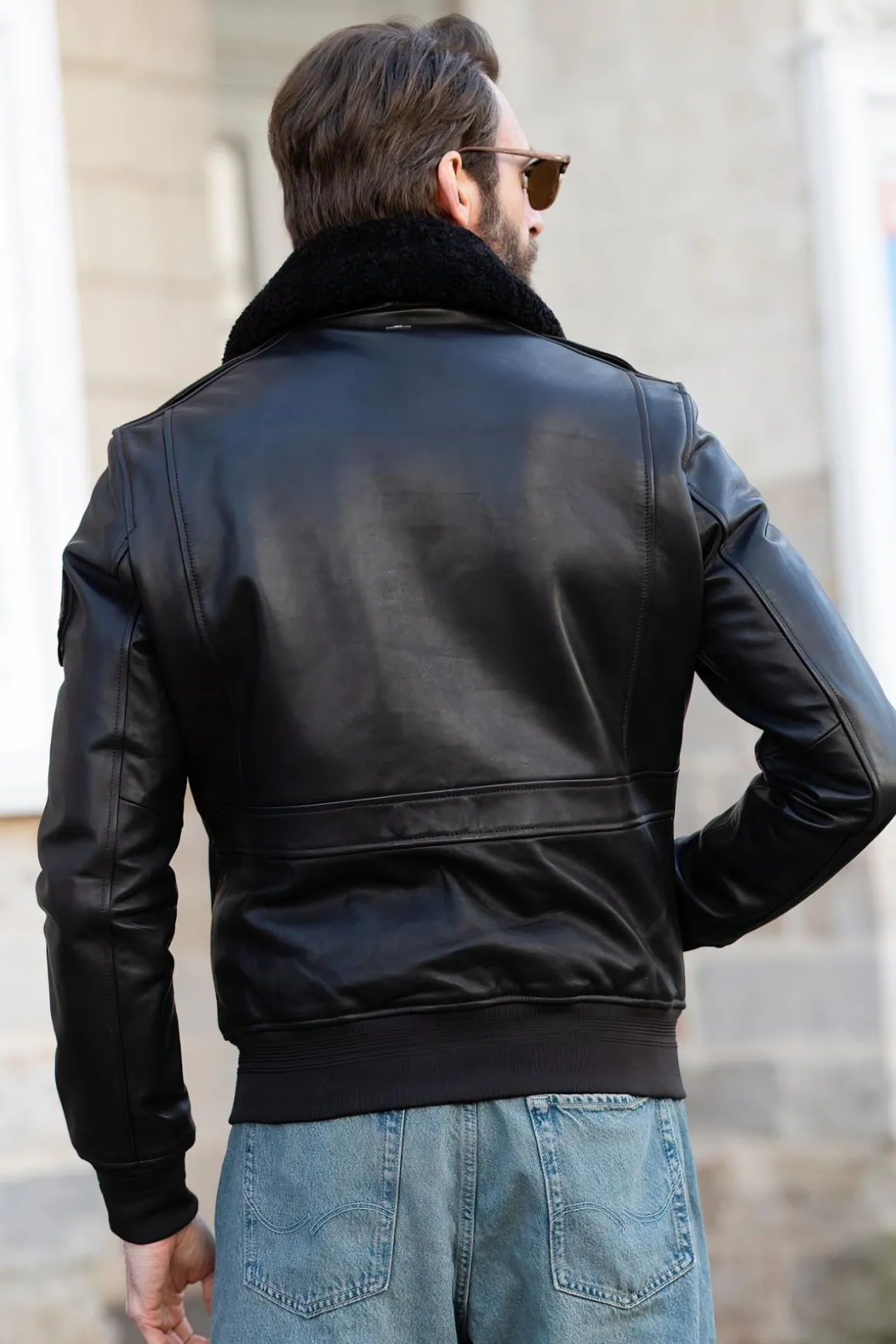 Blouson Homme Patrouille De France A-2 Elite Brown