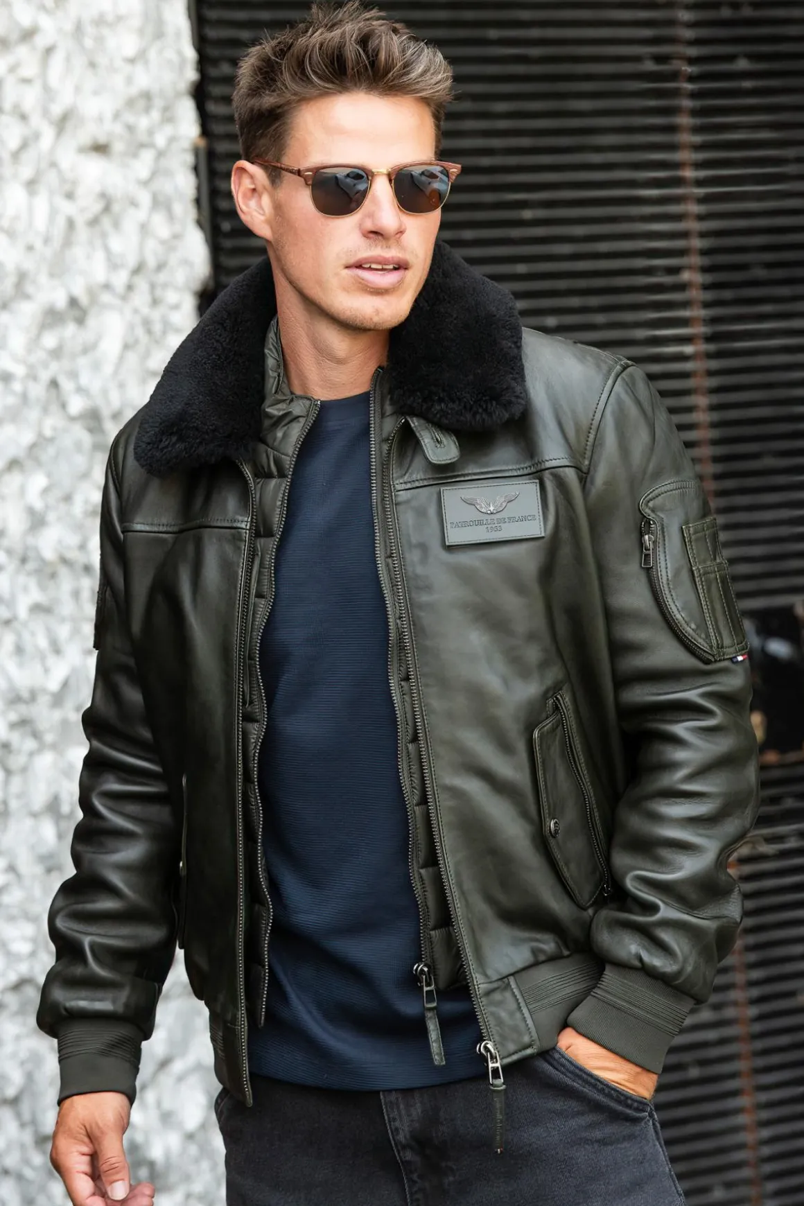 Blouson Homme Patrouille De France Rafal 2.0 Ycon Kaki