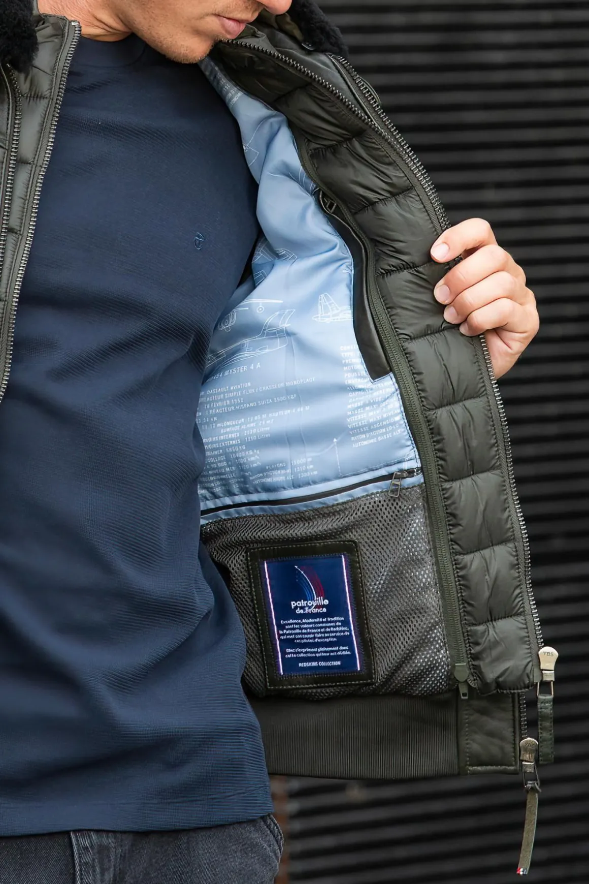 Blouson Homme Patrouille De France Rafal 2.0 Ycon Kaki