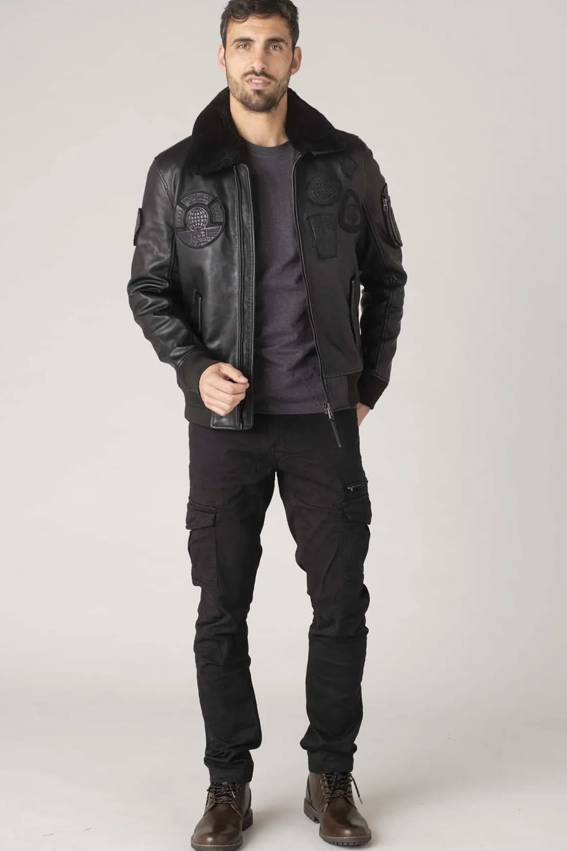 Blouson Homme Patrouille De France Legion Alpha Black