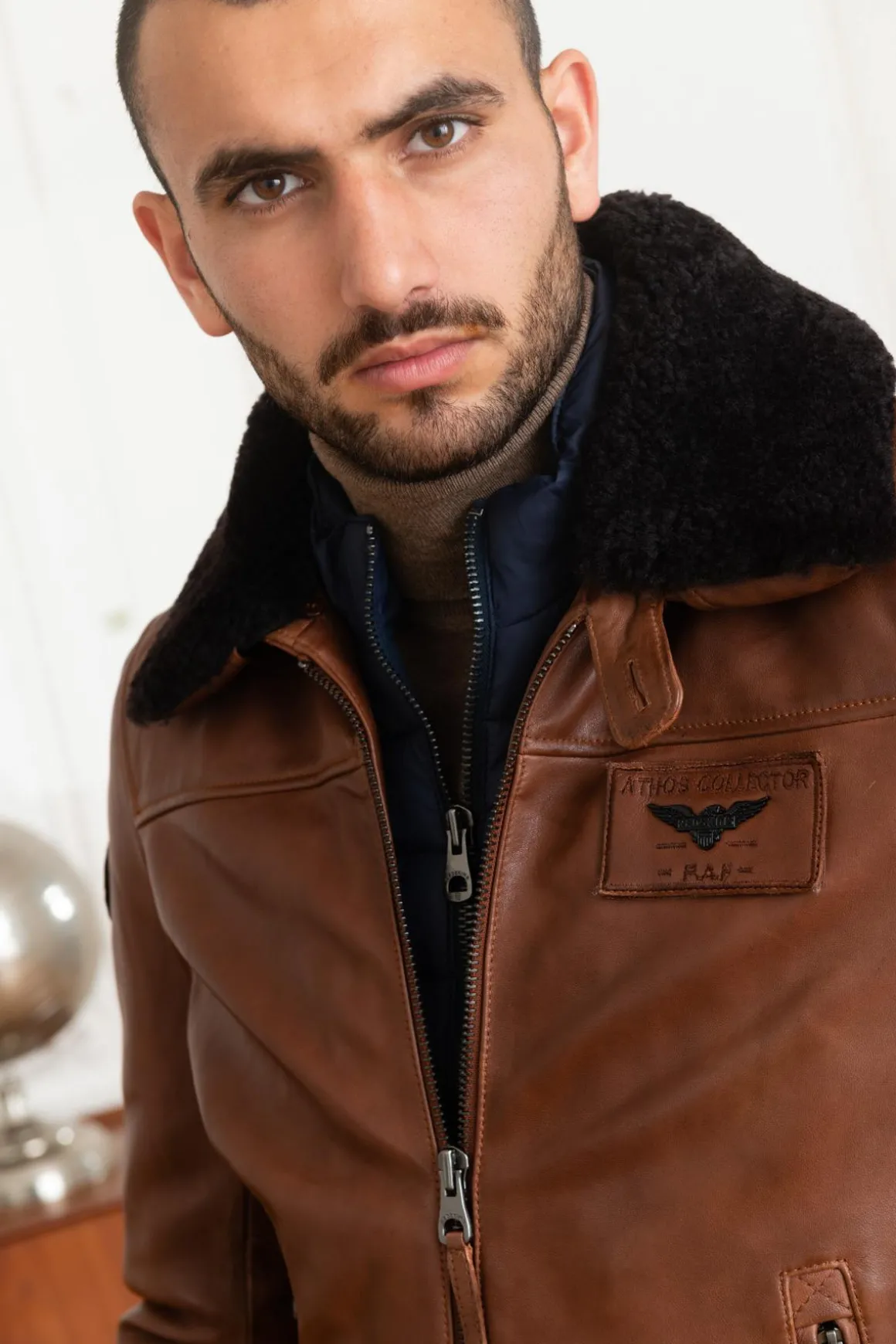 Blouson Homme Patrouille De France Rafal Ycon Cognac