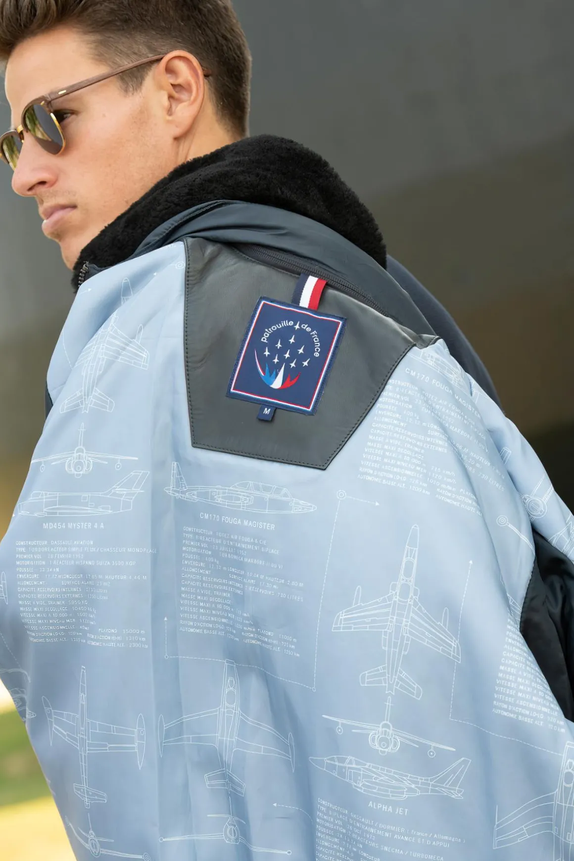 Blouson Homme Patrouille De France Rafal 2.0 Ycon Navy