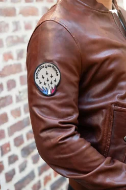 Blouson Homme Patrouille De France Oscar Must Brown