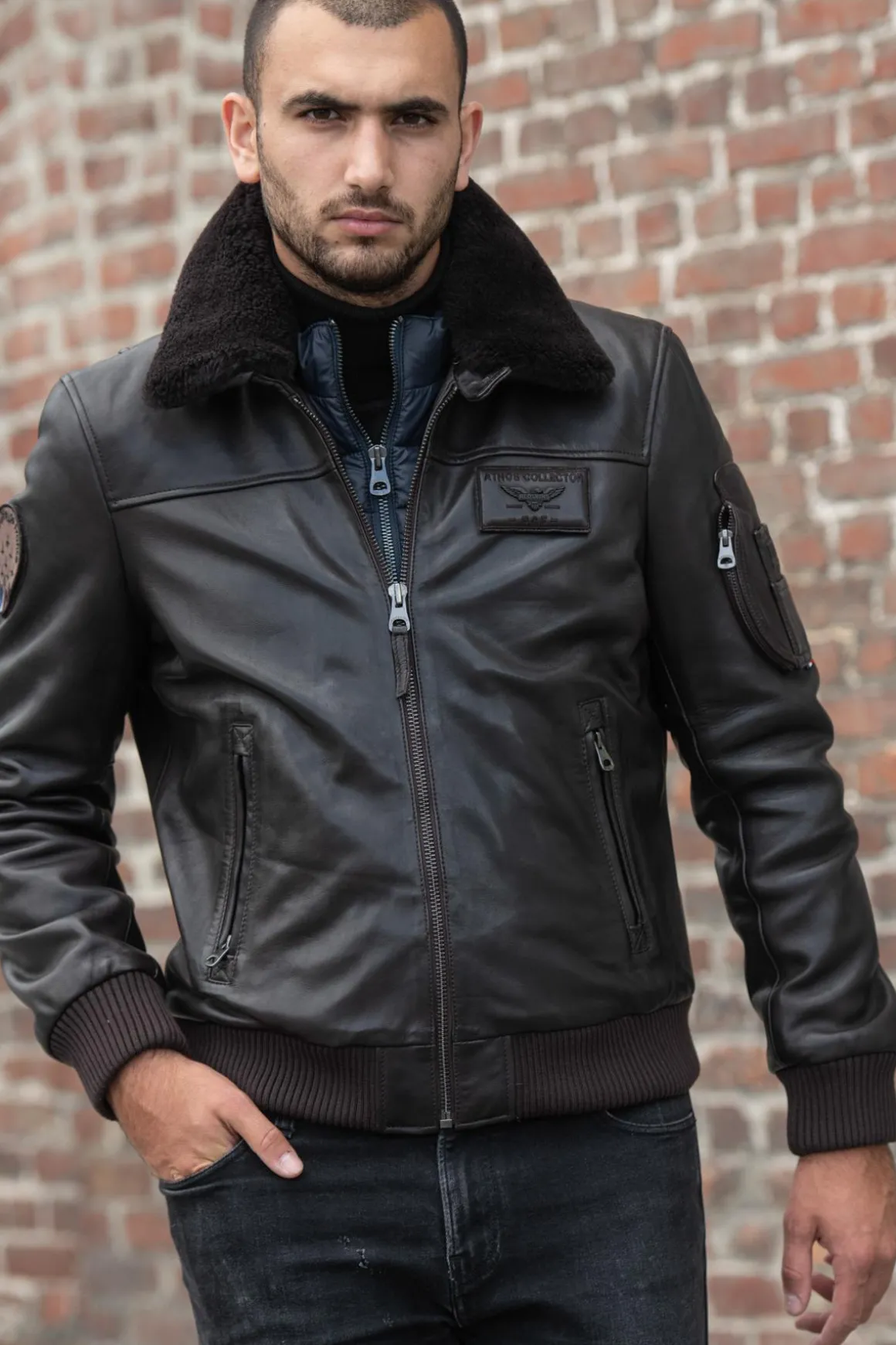 Blouson Homme Patrouille De France Rafal Ycon Brown