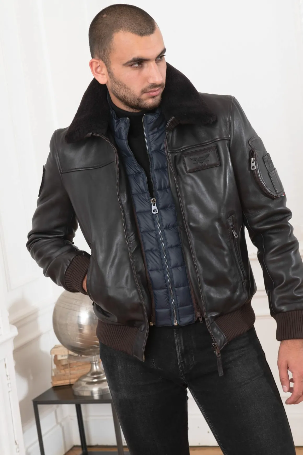Blouson Homme Patrouille De France Rafal Ycon Brown
