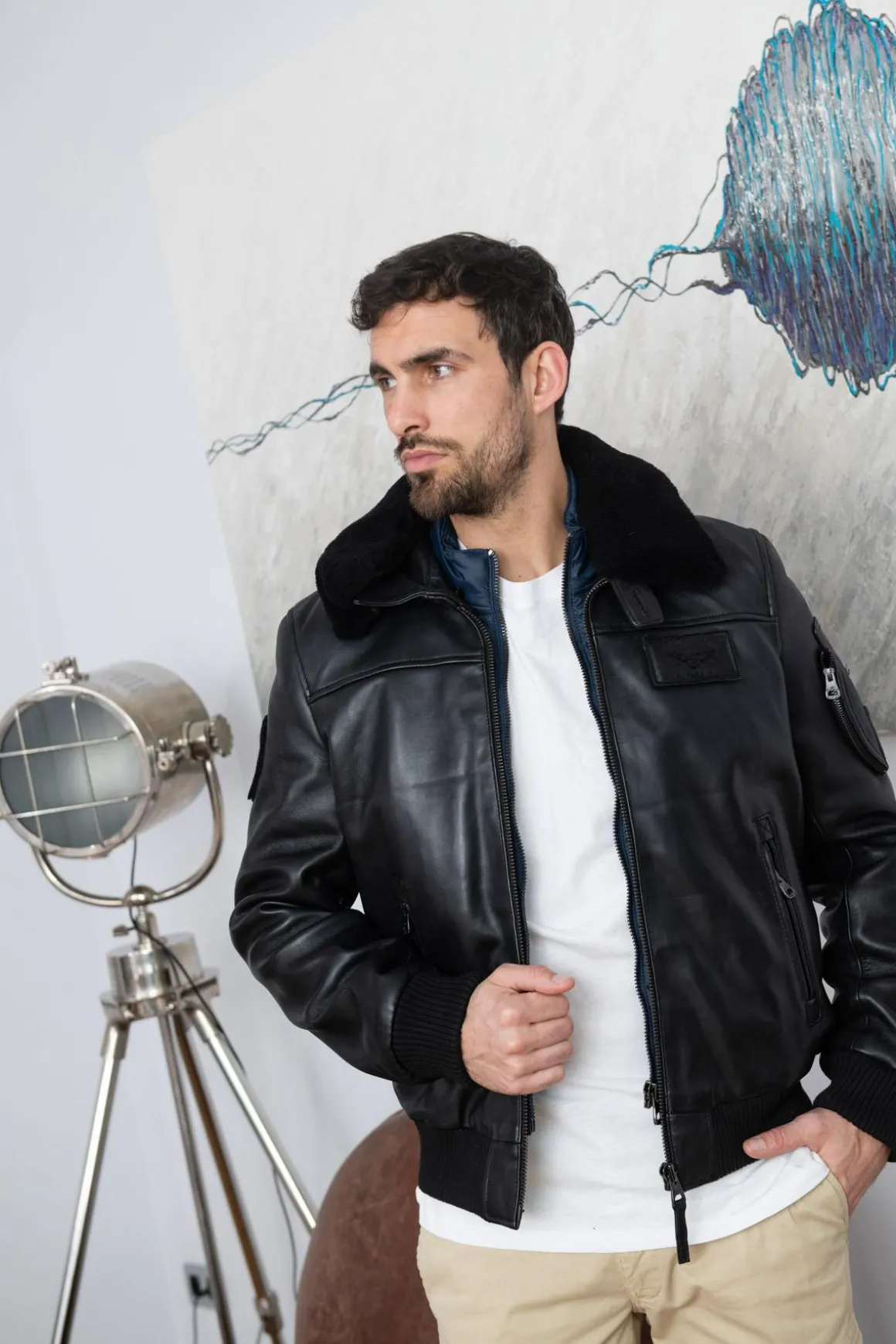 Blouson Homme Patrouille De France Rafal Ycon Black