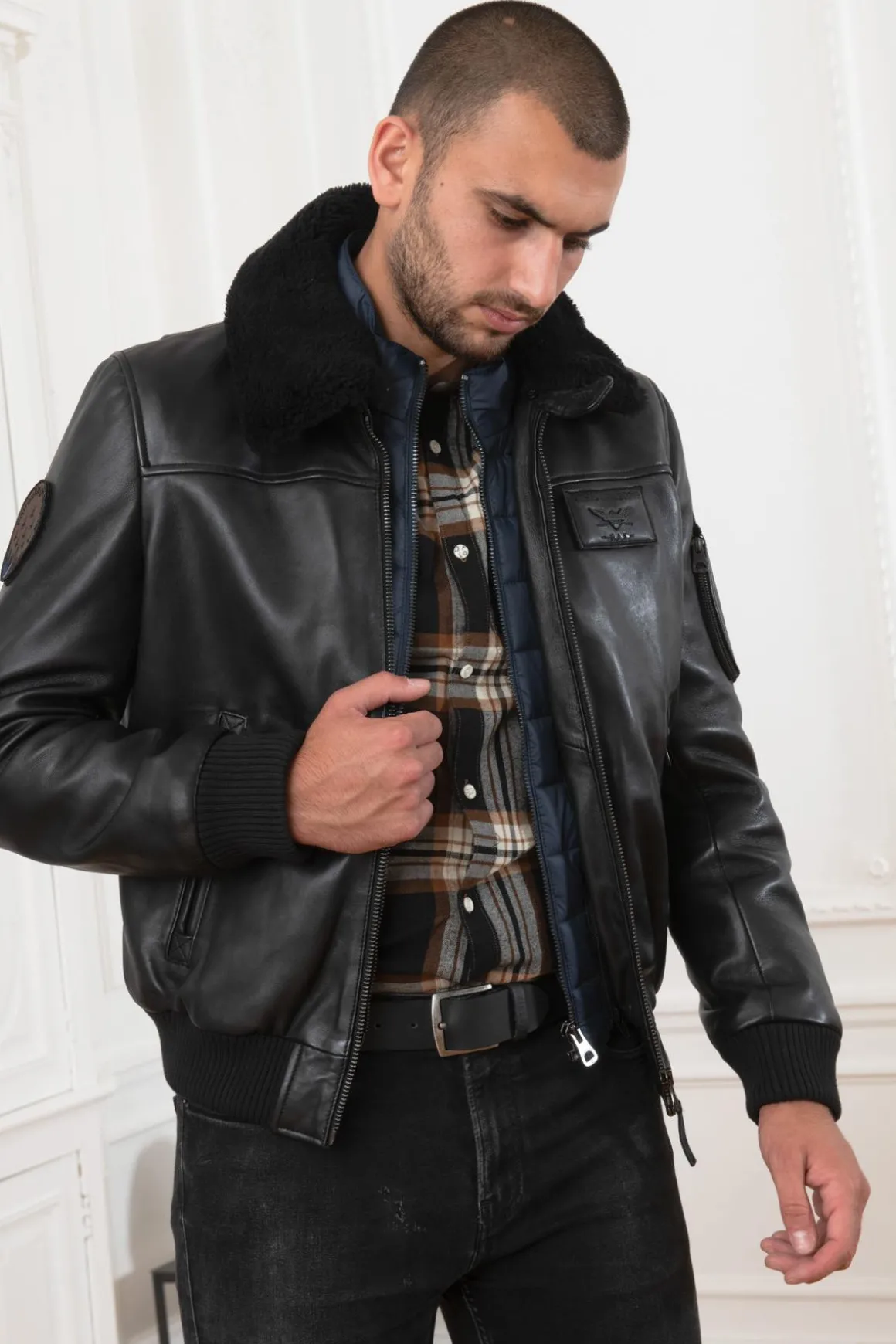 Blouson Homme Patrouille De France Rafal Ycon Black