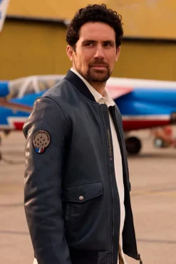 Blouson Homme Patrouille De France Run Alpha Bleu Ocean