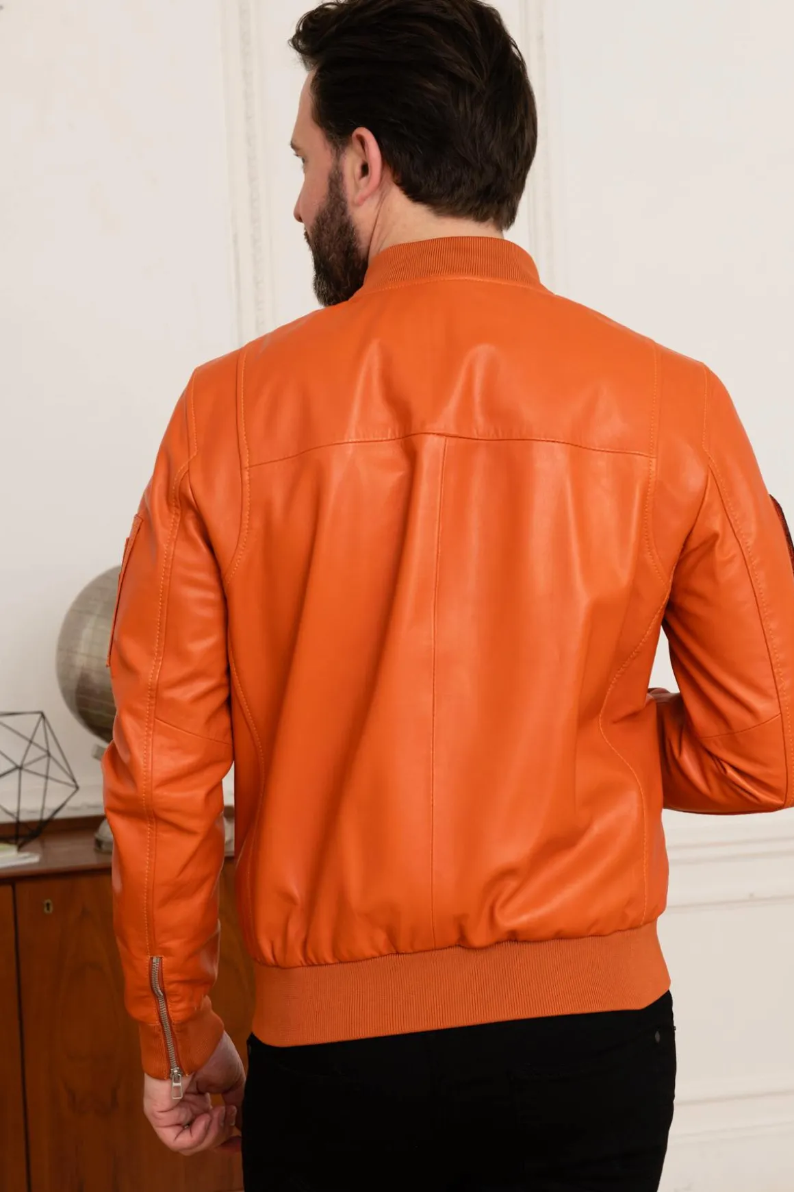 Blouson Homme Patrouille De France Gun Paloma Orange