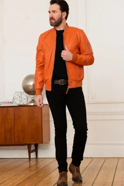 Blouson Homme Patrouille De France Gun Paloma Orange