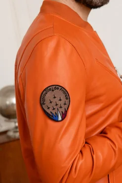 Blouson Homme Patrouille De France Gun Paloma Orange