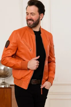 Blouson Homme Patrouille De France Gun Paloma Orange