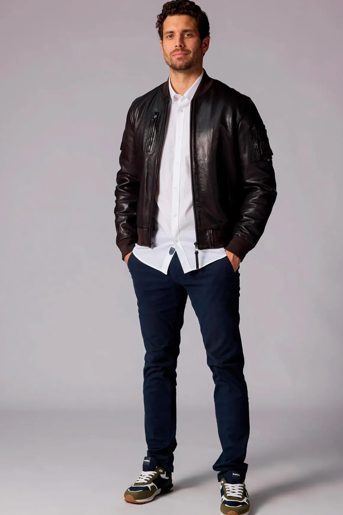 Blouson Homme Patrouille De France Rick Alpha Brown