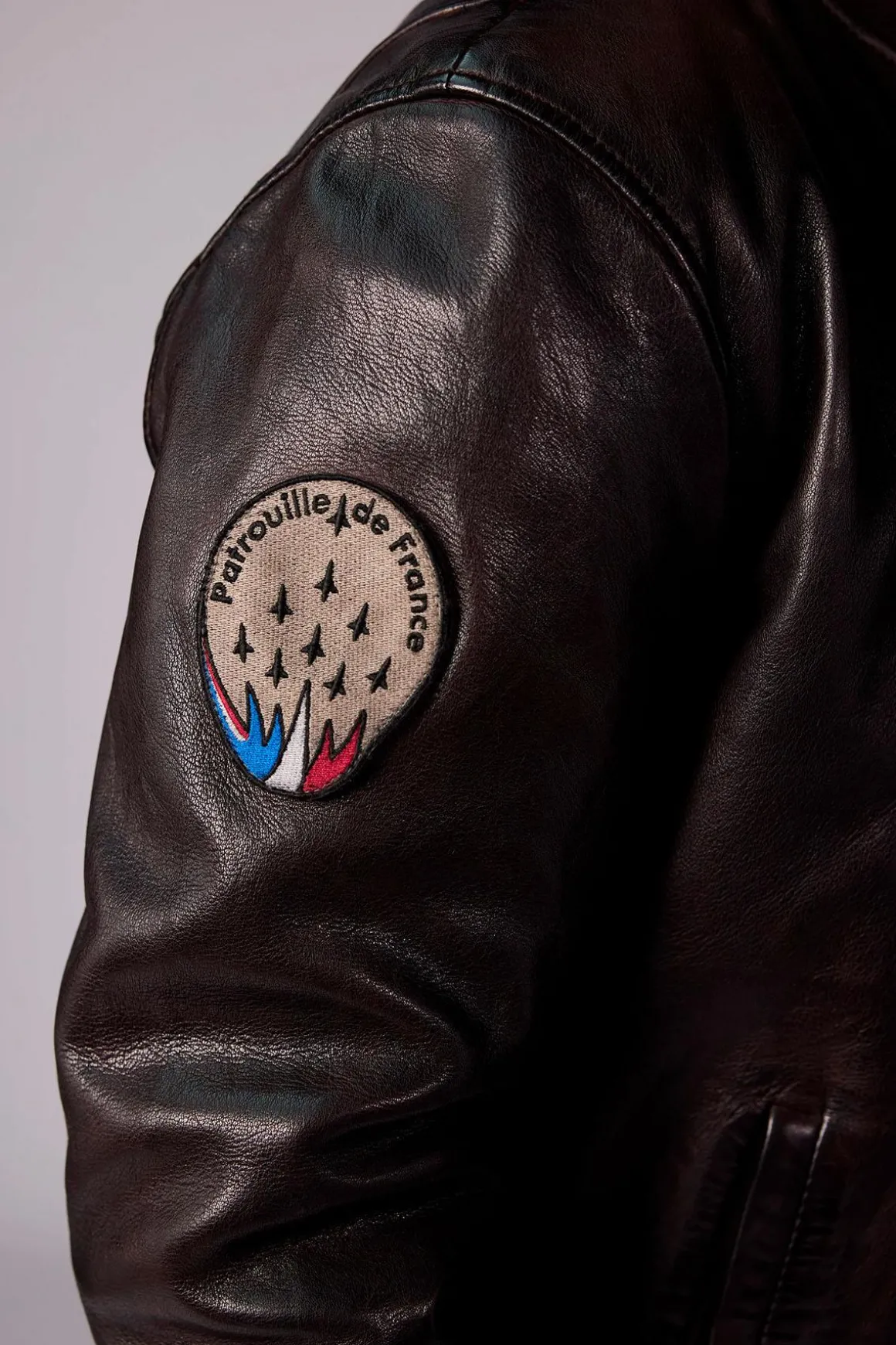 Blouson Homme Patrouille De France Rick Alpha Brown