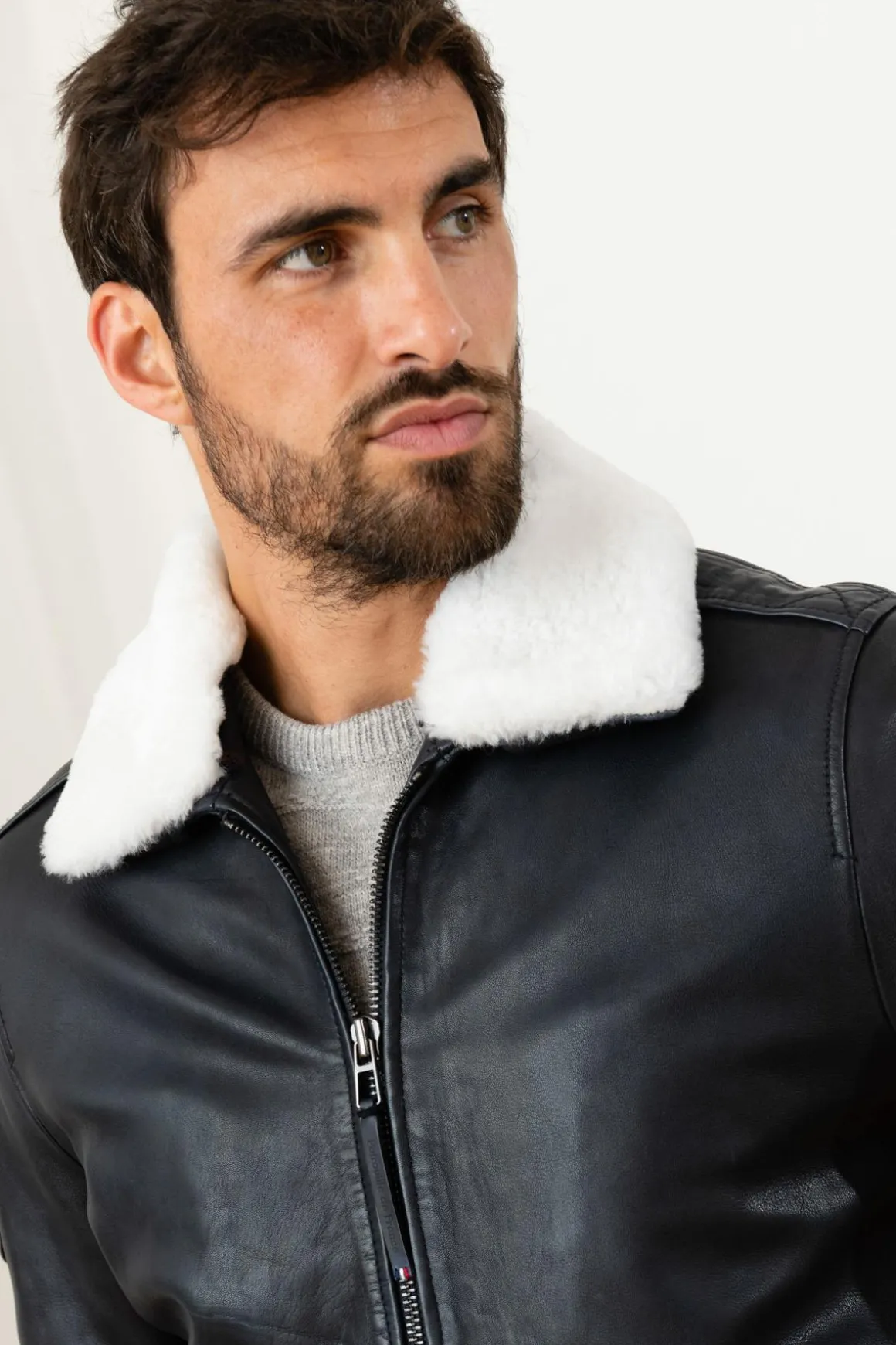 Blouson Homme Patrouille De France Douglas Alpha Navy Blue