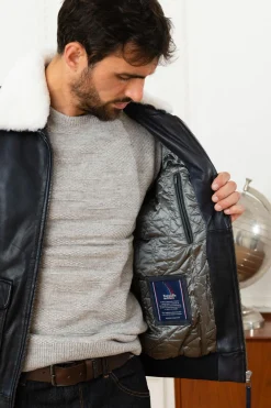 Blouson Homme Patrouille De France Douglas Alpha Navy Blue