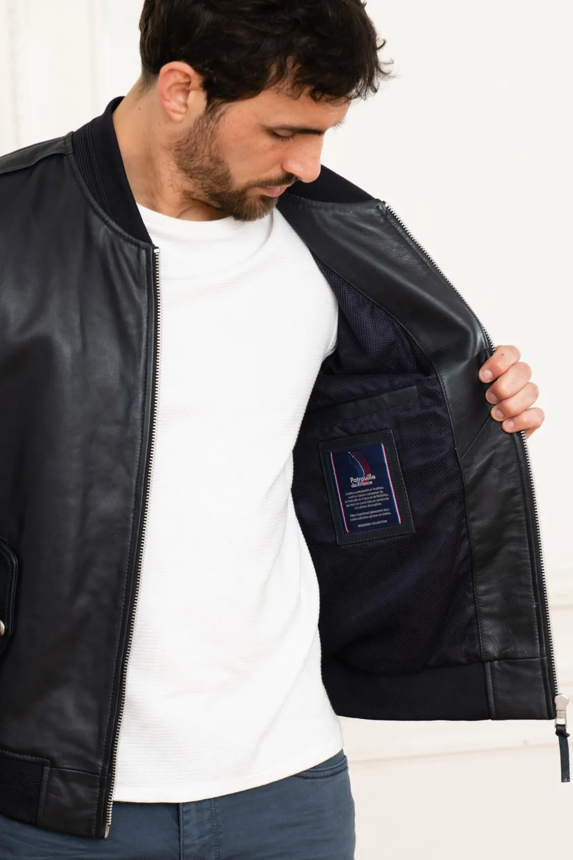 Blouson Homme Patrouille De France Apollo Napoli Navy Blue