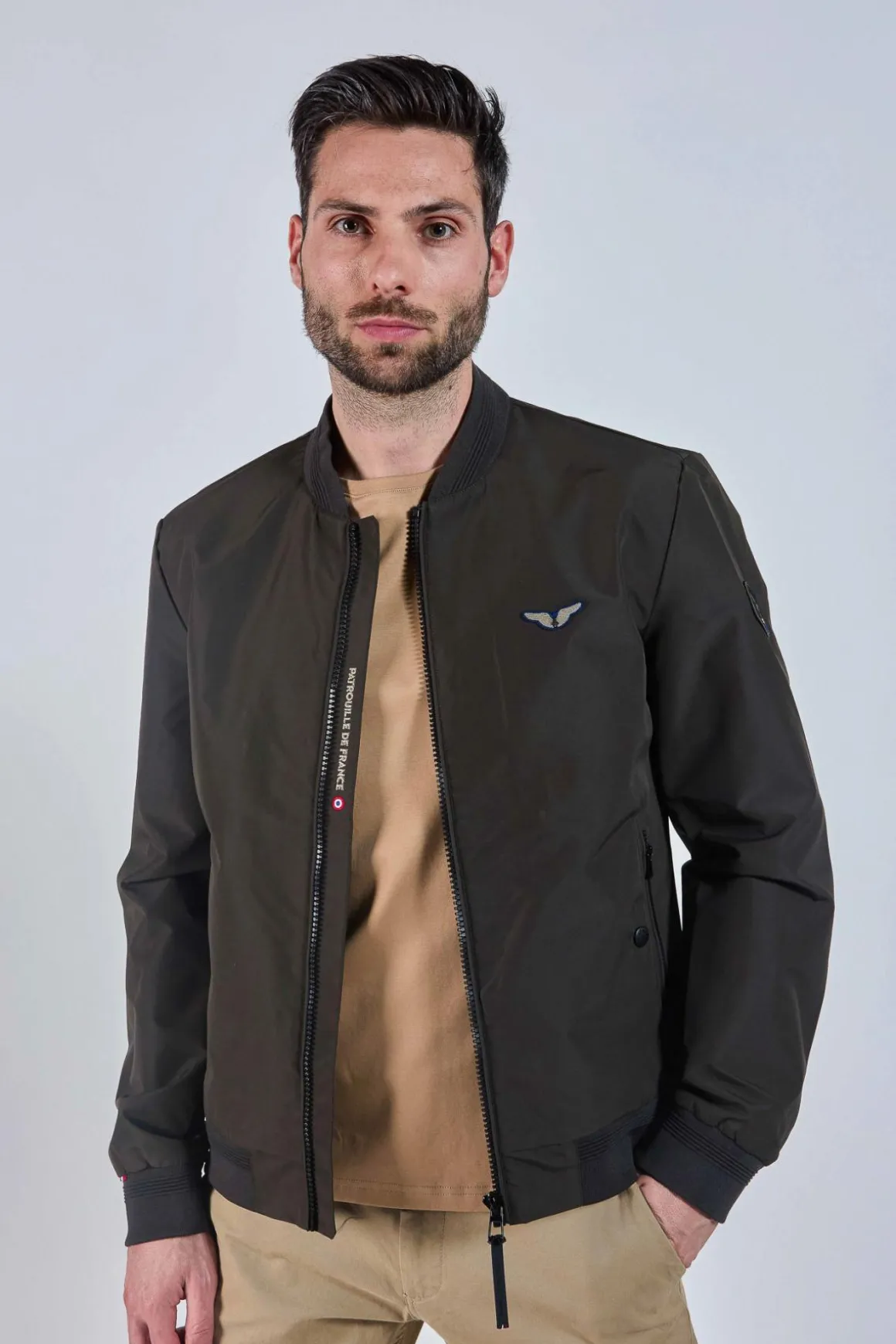 Blouson Homme Patrouille De France Crew Airjet Khaki