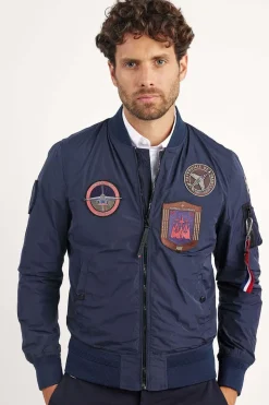 Blouson Homme Patrouille De France Raptor Memory Dark Navy