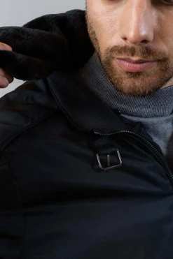 Blouson Homme Patrouille De France Hurrican Fighter Navy Blue