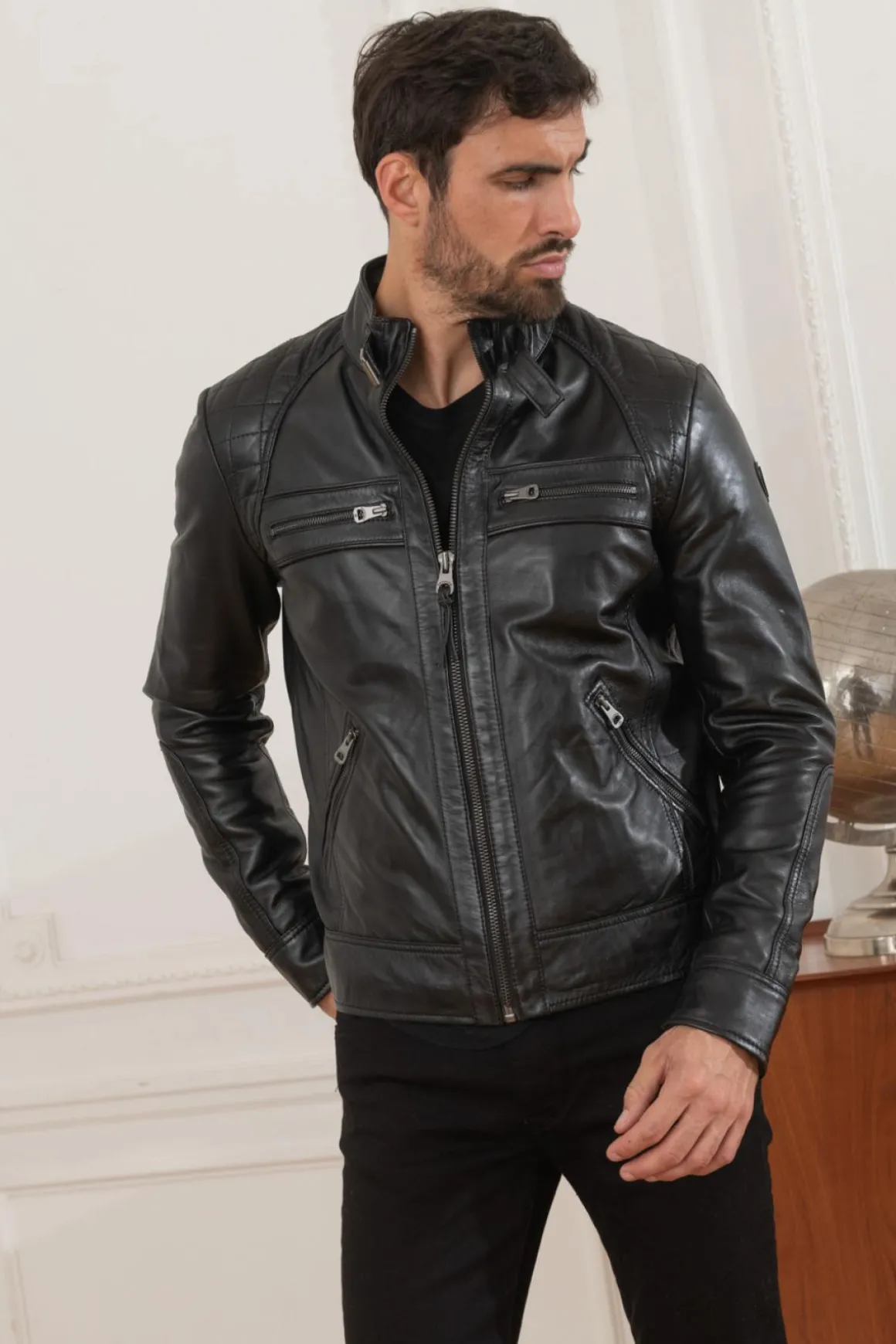 Blouson Homme Redskins Balboa Holster Black