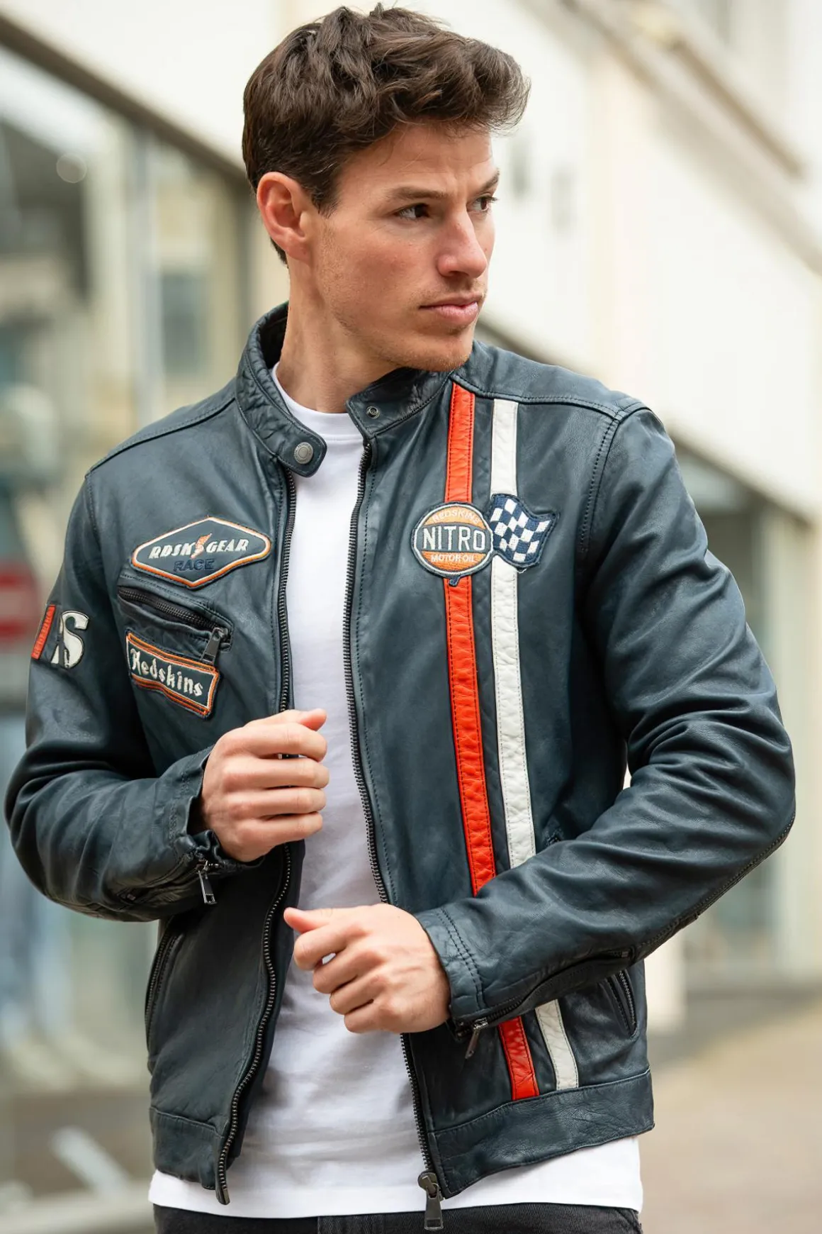 Blouson Homme Redskins Brad Calista Ocean Blue