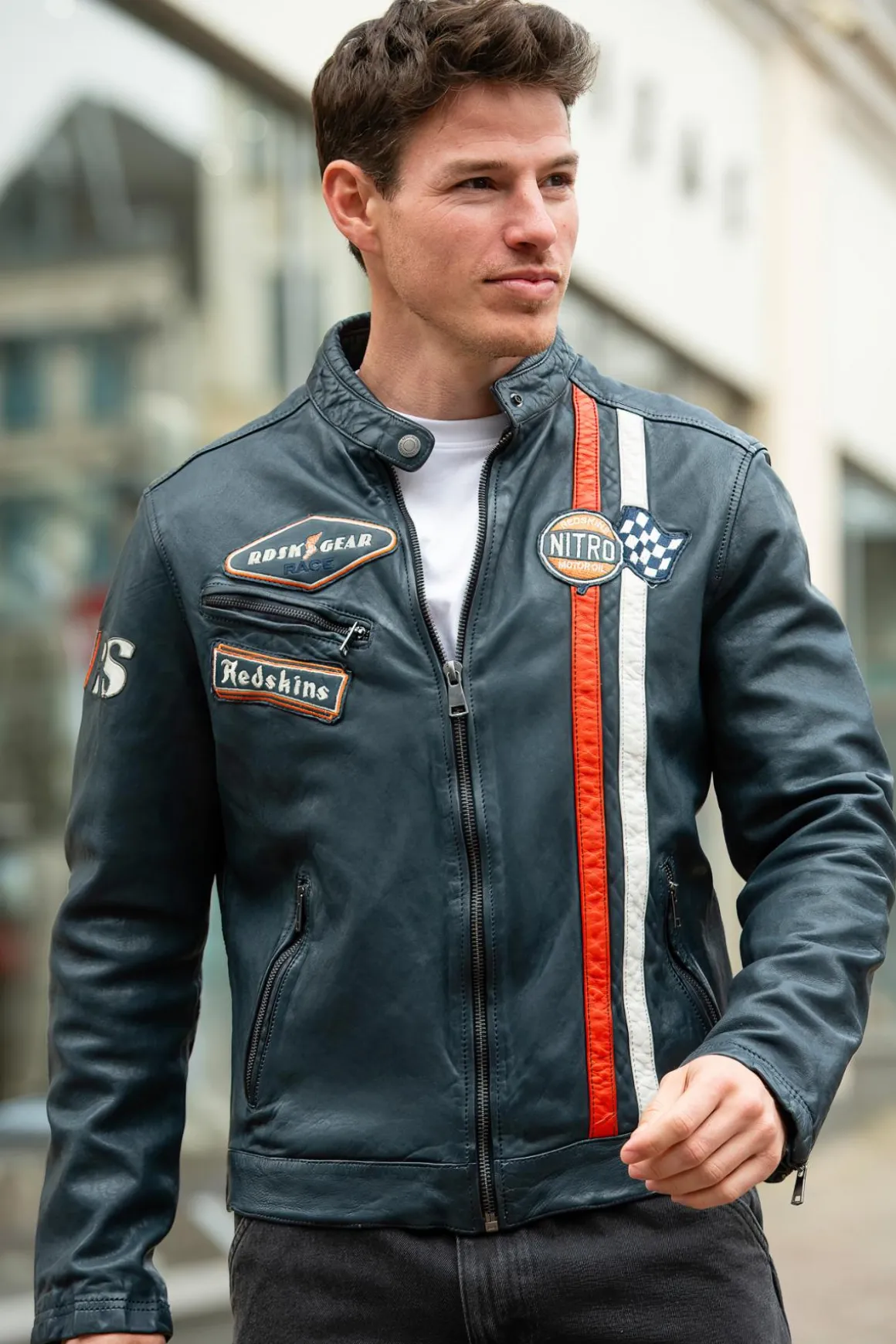 Blouson Homme Redskins Brad Calista Ocean Blue