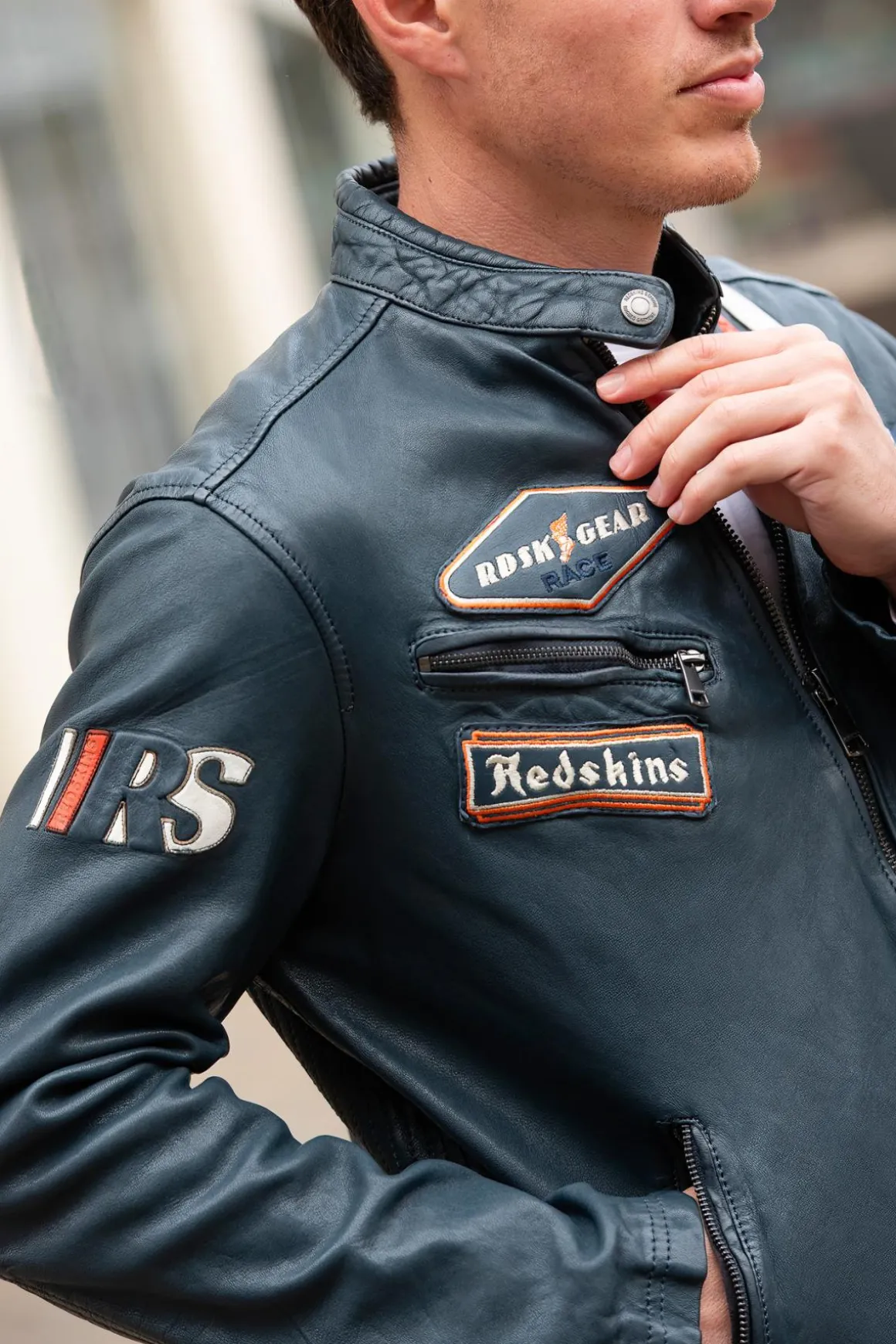 Blouson Homme Redskins Brad Calista Ocean Blue