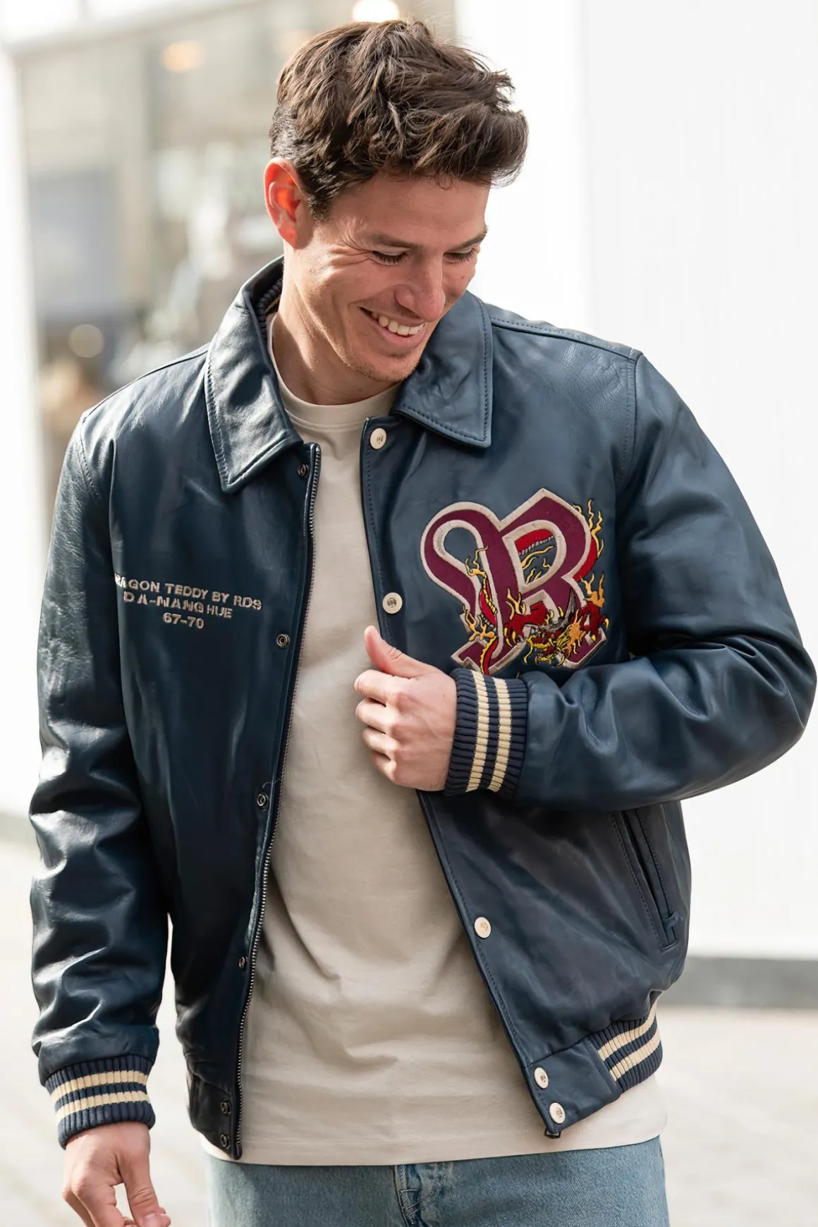 Blouson Homme Redskins Bruce Legend Navy