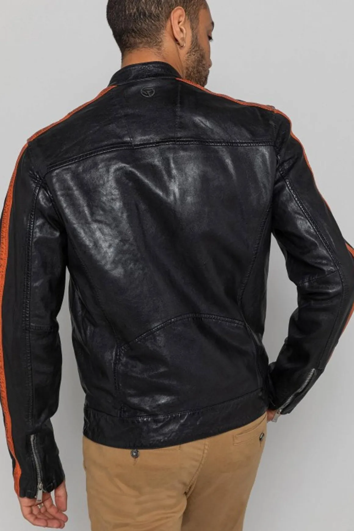 Blouson Homme Redskins Cardiff Calista Black Orange