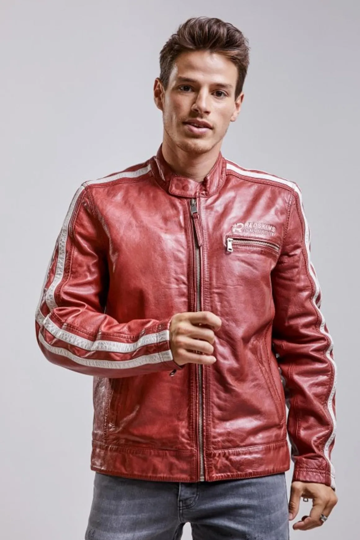 Blouson Homme Redskins Cardiff Calista Red White