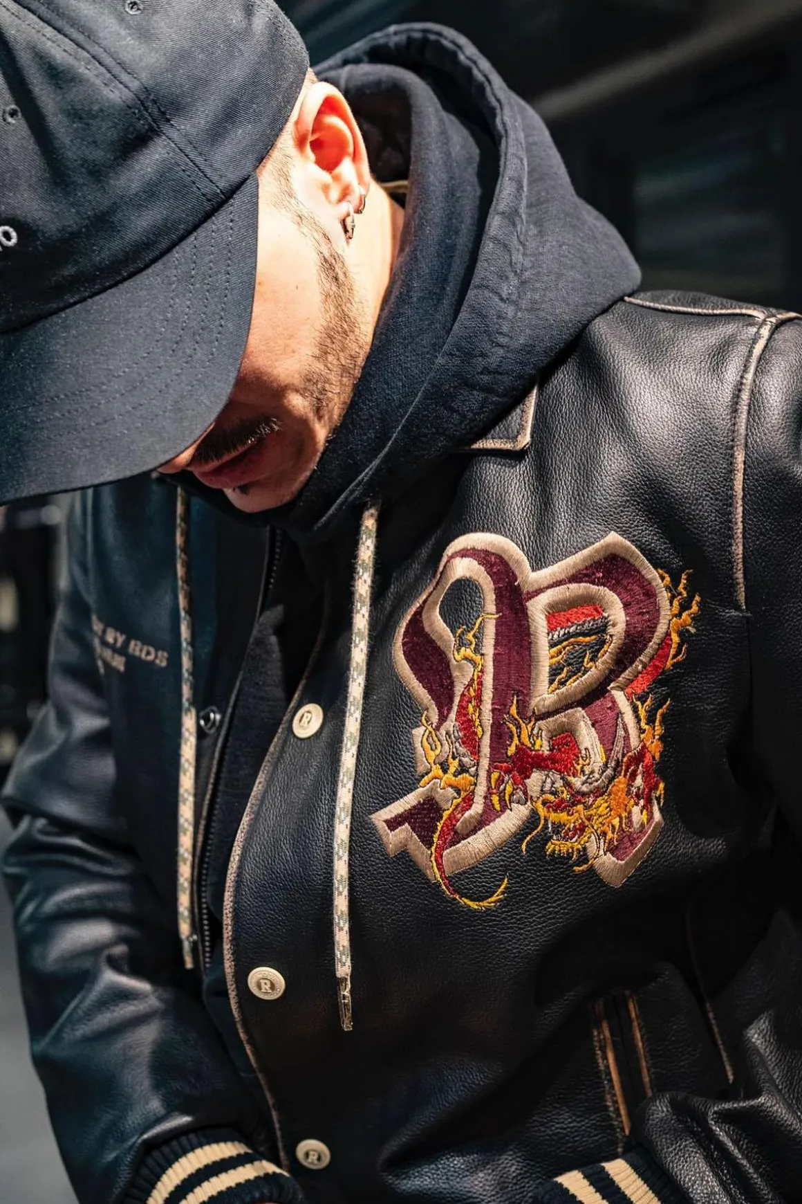 Blouson Homme Redskins Dragon Cohiba Black
