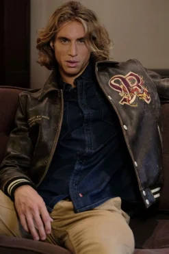 Blouson Homme Redskins Dragon Cohiba Brown