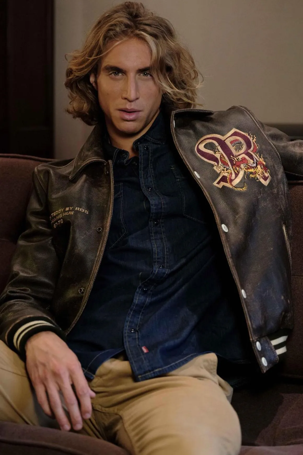 Blouson Homme Redskins Dragon Cohiba Brown