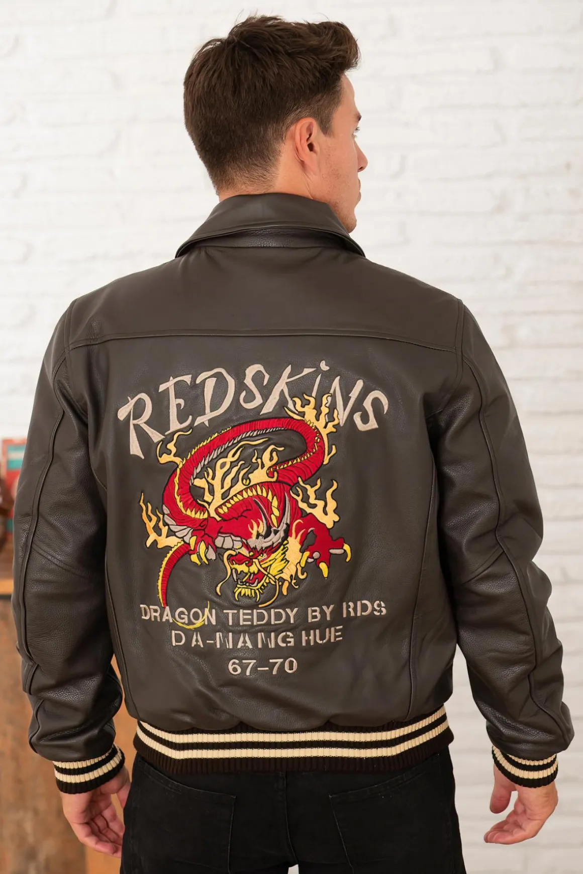 Blouson Homme Redskins Dragon Cohiba Brown