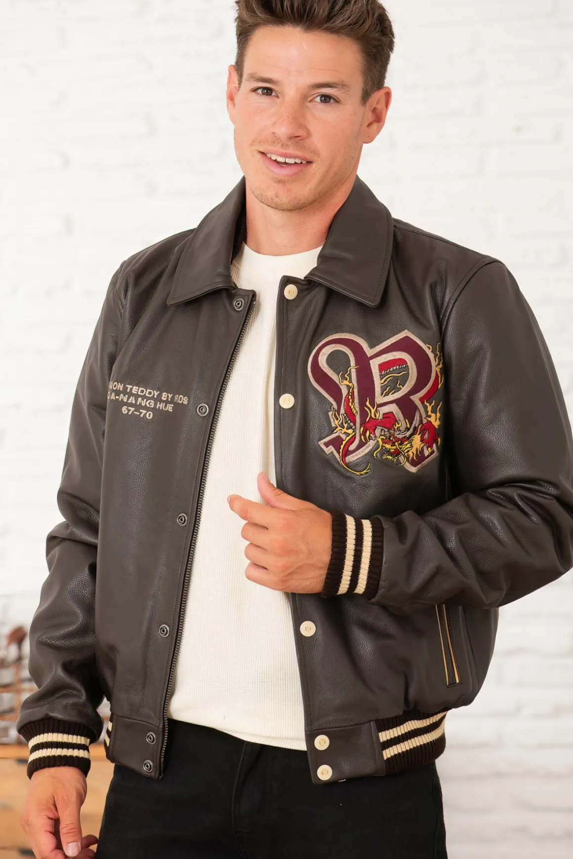 Blouson Homme Redskins Dragon Cohiba Brown