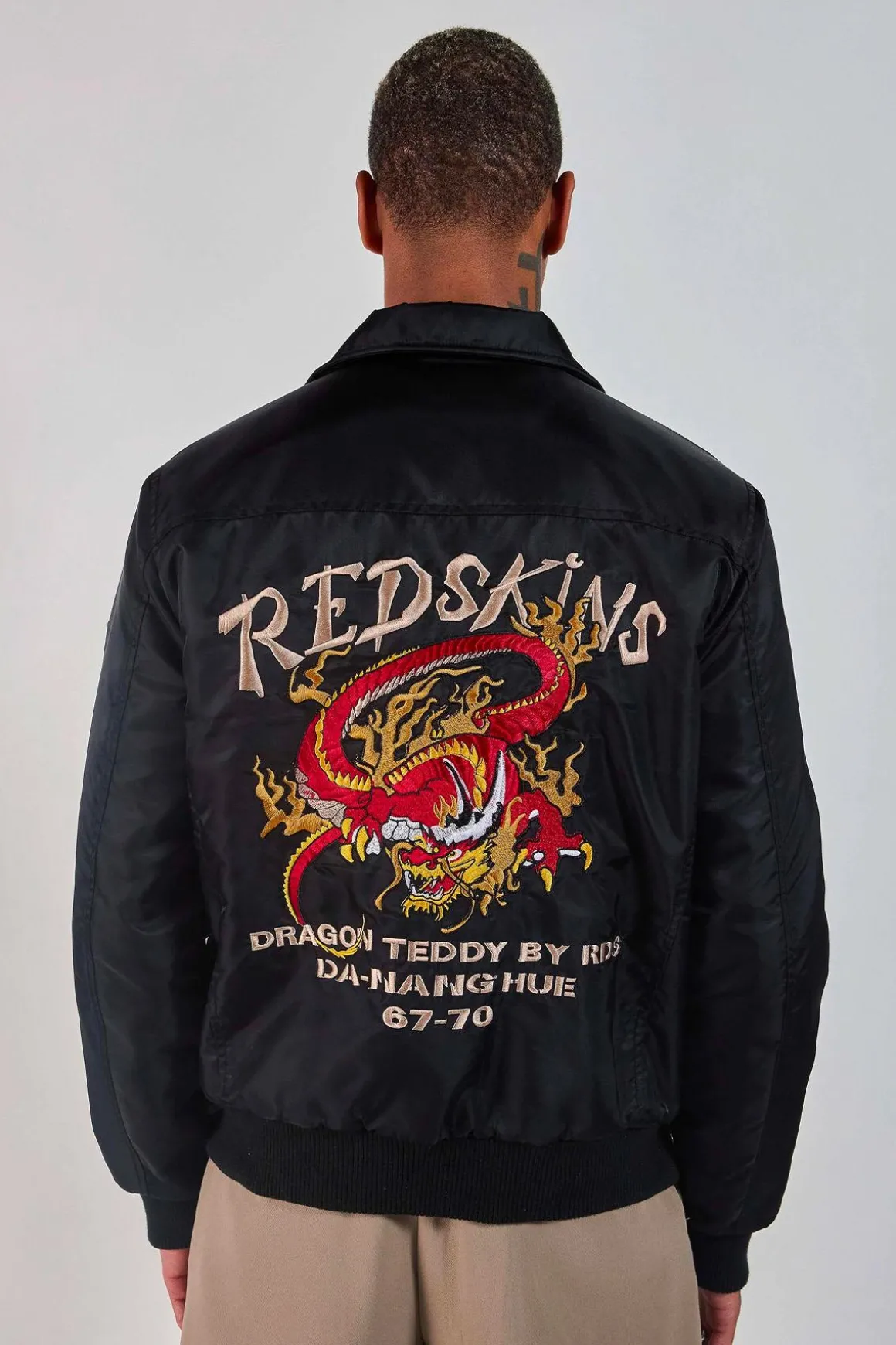 Blouson Homme Redskins Dragon Fighter Black