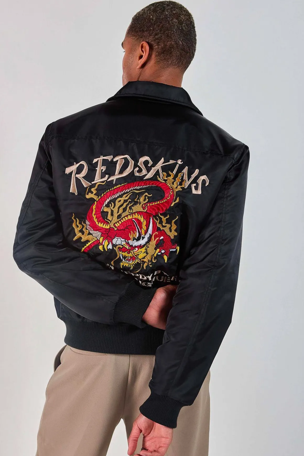 Blouson Homme Redskins Dragon Fighter Black