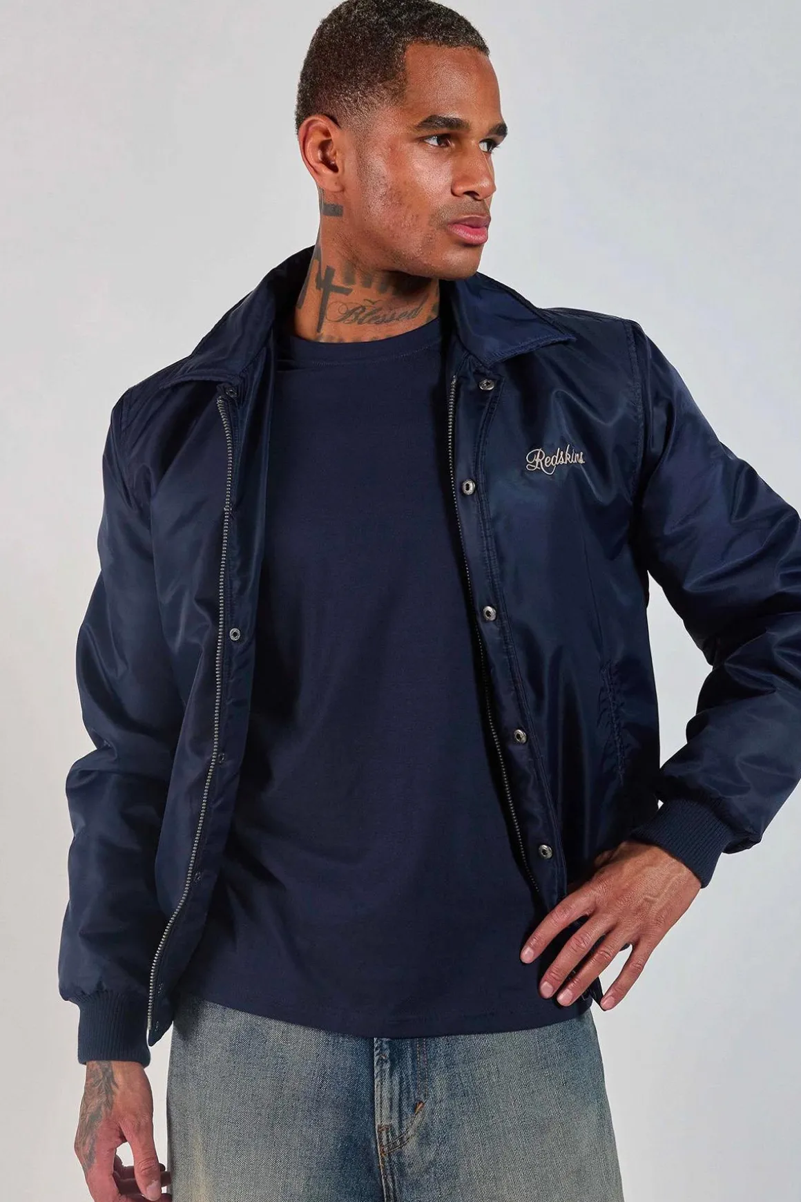 Blouson Homme Redskins Dragon Fighter Navy Blue