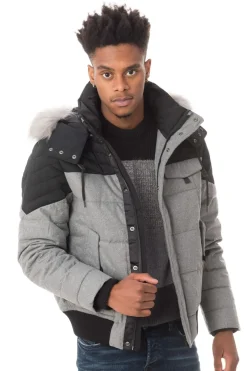 Blouson Homme Redskins Flake Grey/Black