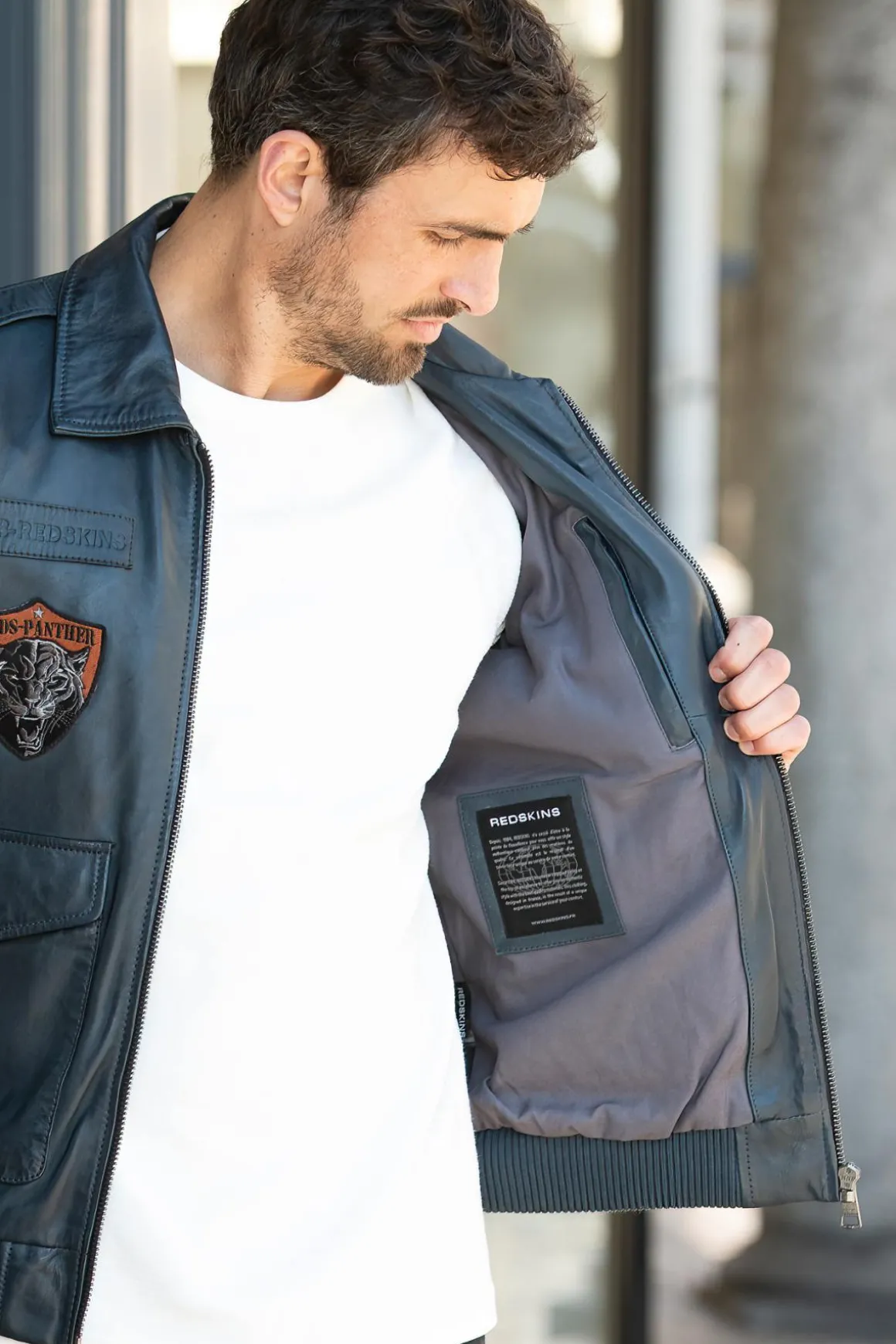 Blouson Homme Redskins Force Unit Ocean Blue