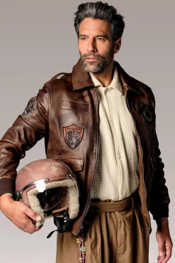 Blouson Homme Redskins Force Unit Brown