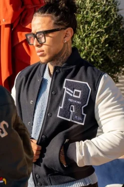 Blouson Homme Redskins Ford Hatch Navy White